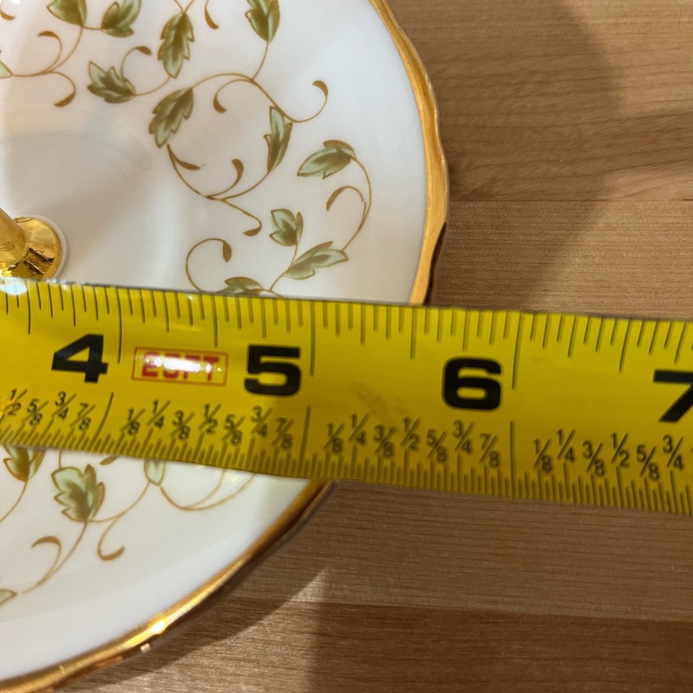 Vintage Tea Cup and Saucer Trinket Holder - Picture 6 of 11